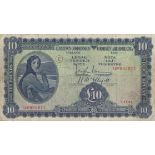Ireland, Central Bank of £10 (7/11/1941) Fine