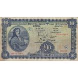 Ireland, Central Bank of £10 (13/11/1943) Fine