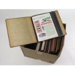 Box of albums of United States Presentation pages plus 3 albums of United Nations (Buyer collects)