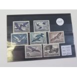 Austria SG1215/21 unmounted mint bird set. Cat £600 (7)