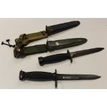 Bayonets post WW2 US pattern bayonets all in scabbards (4)