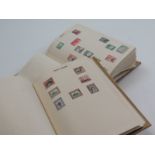 British Commonwealth mint and used collection housed in two old albums, better noted, worth