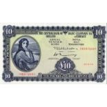 Ireland, Central Bank of £10 (26/9/1974) aUnc