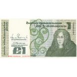 Ireland, Central Bank of, One Pound "BBB" replacement issue P70 r4, Unc