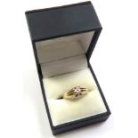 9ct Gents Solitaire Diamond Ring approx. 0.25ct size N weight 4.1 grams