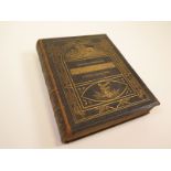 Book, Dr Livingstone "Life and Explorations" written in Welsh, with impressed leather cover and