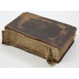 19th century leather bound bible printed by George Eyre 1831