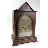 Large American made bracket clock retailled by Thomas Adams of Cannon Street London 1917 with a