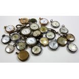 Assortment of base metal pocket watches (23) includes a GSTP issue