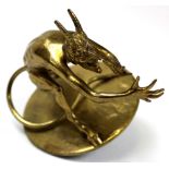 Cheeky Devil brass car mascot, once owned by a military man from India during the 1940's