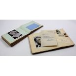 Autograph collection - an original lot housed in two albums collected during the 1930's and 1940'
