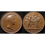 British Commemorative Medallion, bronze d.76.5mm: Corporation of London Issue: Prince Albert