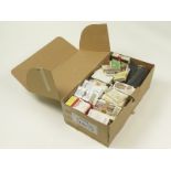 Box containing large quantity of cards in packets & loose, appears to be mainly full sets (sets