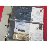 Covers, an album containing 29x RAF Series B covers, each bearing one or more signatures, 1982-84,