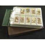 Collection of approx 50 sets contained in 3 albums, issuers include Churchman, Wills, Ogden, Player,