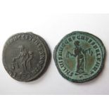 Diocletian follis of Ticinum Mint 300-303 A.D., reverse:- Moneta, T T in exergue, Sear 12821, a
