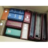 Large box containing 11x albums of GB FDC's from 1967 to 2000's (Approx 500) Buyer collects