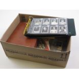 Box containing quantity of cards of sporting interest, sets (Chix - Famous Footballers no.1 series +