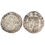 Charles II silver hammered fourpence, Third Issue, mm. Crown, with inner circles and mark of value