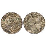 Edward the Confessor silver penny, Hammer Cross Type [1059-1062], obverse reads:- EADPAR.RD REC [