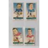 Trade cards, Football, Kiddy's Favourites, Popular Footballers, 4 cards, nos 15, 32, 46 & 48 (gd/vg)