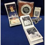 Football, Derby County, selection of 1970's items including two small photo albums containing approx