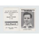 Trade cards, News Chronicle, Football Pocket Portraits, 'X' size, Manchester Utd, (set, 15 cards) (