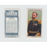 Cigarette cards, Will's, Naval Dress & Badges (set, 50 cards) (a few edges foxed o/w vg/ex)