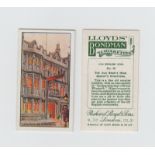 Cigarette cards, Lloyd, Old English Inns, (set, 25 cards) (gd) & Old Inns Series 2 (24/25 missing no