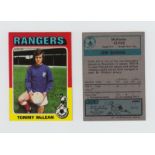 Trade cards, Football, Topps, Footballers (Scottish, blue backs) (nos 1-58) (55/58) (mostly vg)