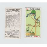Cigarette cards, Golf, Churchman's, Can You Beat Bogey at St Andrews? (set, 55 cards inc. Joker