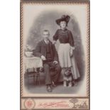 Photographs, another collection of 25 Victorian & Edwardian cabinet photos, school groups, Anita the