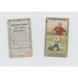 Cigarette cards, Football, Gallaher, Association Football Club Colours (set, 100 cards) (mostly