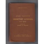 Cricket, John Wisden's Cricketers' Almanack, 1909, original publishers hardback edition in brown