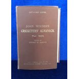 Cricket, John Wisden's Cricketers' Almanack, 1924, original publishers hardbacked edition, brown