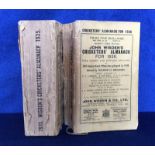 Cricket, John Wisden's Cricketers' Almanack, 1935, original softback edition, stains to cover,