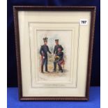 Harry Payne, original signed watercolour, 'Hon. East India Company Officer Cadets in the grounds