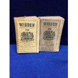 Cricket, John Wisden's Cricketers' Almanacks, 1939, original limp cloth edition, some wear,