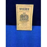 Cricket, John Wisden's Cricketers' Almanack, 1944, original softback edition, name in ink to