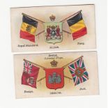 Cigarette cards, Edwards, Ringer & Bigg, Flags of All Nations, 2nd Series (set, 12 cards) (1 fair,