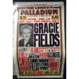 Theatre, a collection of five advertising posters, 1940's/50's, all approx 50cm x 32cm, three London