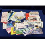 Football tickets, a collection of 100+ tickets, mostly 1990's onwards, UK and overseas inc,