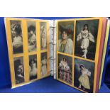 Theatre/Entertainment, a mixed aged collection in modern album inc postcards, photographs,