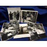 Football photographs, Leeds Utd, a fine collection of 30+ press photos, all showing Don Revie, Leeds
