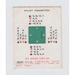 Cigarette cards, Will's, Auction Bridge, 'L' size, (set, 25 cards) (gen gd)