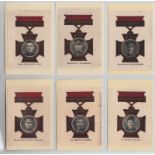 Tobacco silks, Phillip's, Victoria Cross Heroes 1, 'M' size, (set, 25 silks) (gd)