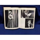 Theatre autograph, Laurence Olivier, hardbacked book issued by The National Theatre Co relating to