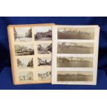 Photographs, a collection of 90+ vintage photographs, all mounted on album pages and mostly