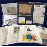 P JONES COLLECTION, Postage Due covers etc (12) GB and Foreign, several GB used stamps, two