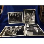 Football photographs, a collection of 40 b&w photos, all showing Managers with awards, mid 1960's to